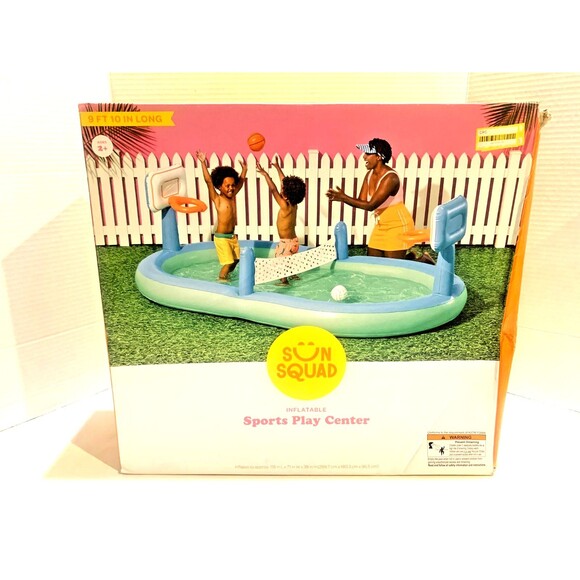 Sun Squad - Kids' Sports Play Center Inflatable Pool (SEE PHOTOS) - Picture 3 of 4